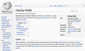 Charley on Wikipedia